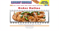 Desktop Screenshot of luckyhouseclinton.com